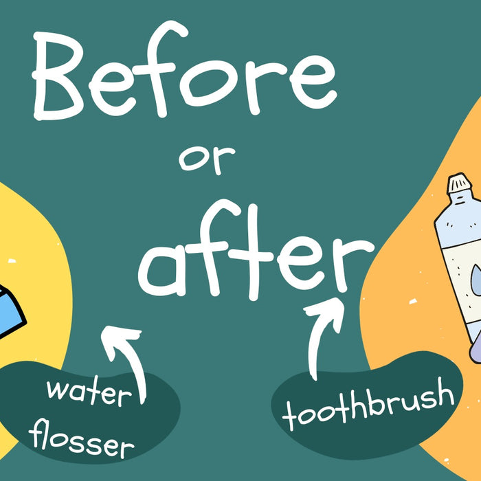 The Benefits of Water Flossing Before Brushing: Enhancing Oral Hygiene