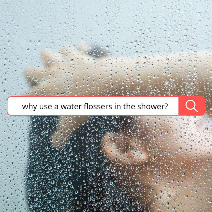 Why People Use Water Flossers While Taking a Shower